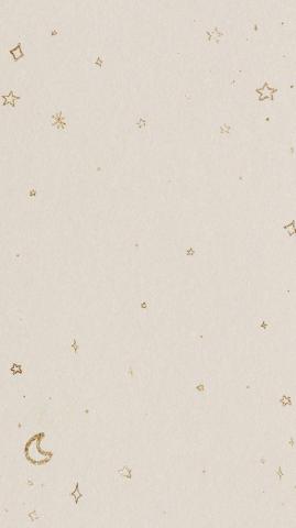 Illustration Of Shimmering Golden Moon Stars