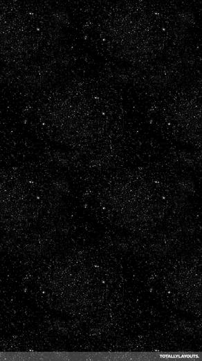 Starry Night Sky Android Wallpaper Black White