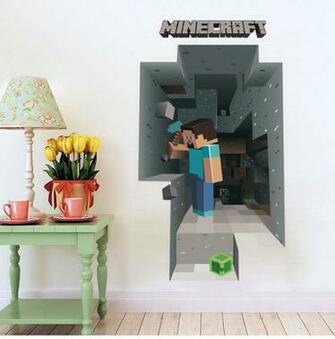 Steve Wall Sticker Home Decor For Kids Room Wallpaper Wholesale