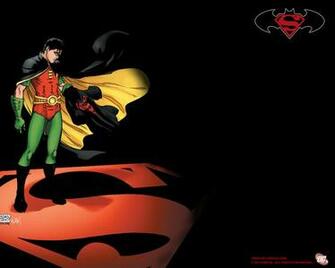 Teen Titans Batman Robin Dc Comics Superman Superboy Young