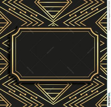 Flat Illustration About Gatsby Background Design