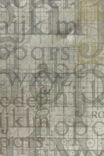 Letters Alphabet Layering iPhone 4s Wallpaper