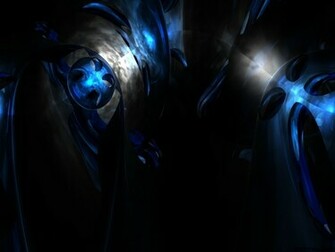 Blue Wallpaper Black And