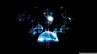 Blue Disco Ball Wallpaper