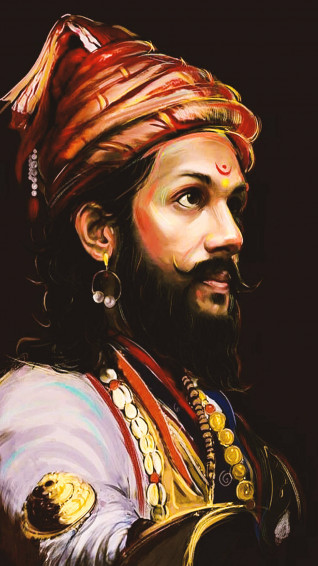 Powerful Portrait Of Chhatrapati Shivaji Maharaj