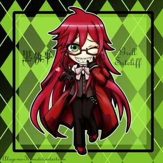 Kuroshitsuji Grell Sutcliff By Akage No Hime