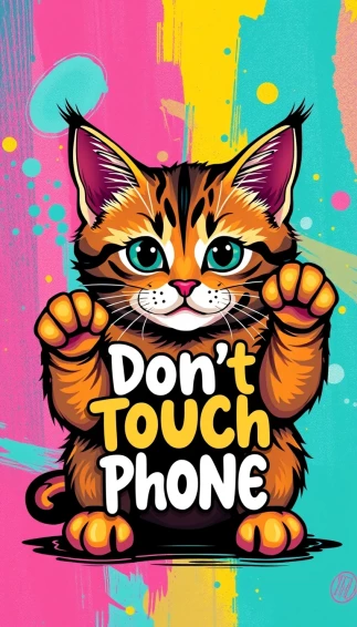 Don T Touch My Phone Wallpaper
