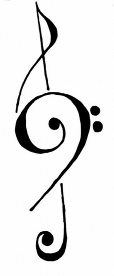 Treble Clef Wallpaper