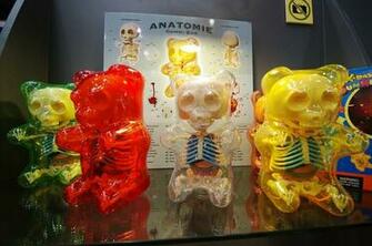 Gummy Bear iPhone Wallpaper Anatomical Gummi 3d