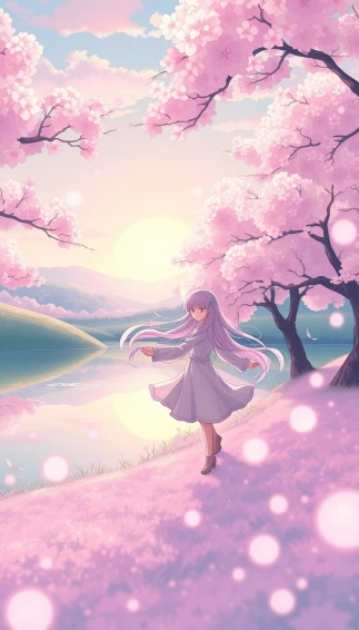 Pastel Anime Phone Wallpaper