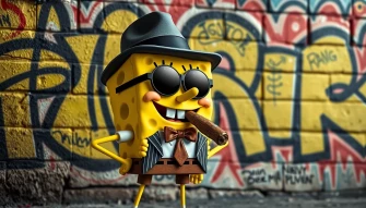 Gangster Spongebob Wallpaper