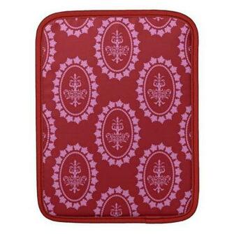 Damask Vintage Pink Chandelier Wallpaper Sleeve iPad