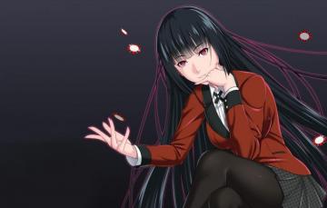 Wallpaper Girl Anime Japanese Bishojo Seifuku Kakegurui