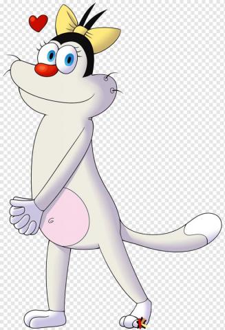 Oggy Olivia Cartoon Drawing Cockroach Miscellaneous