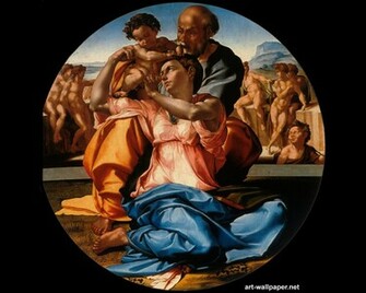Michelangelo Buonarroti Wallpaper Painting