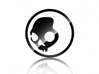 Skullcandy Wallpaper Shiny Black Myspace Background