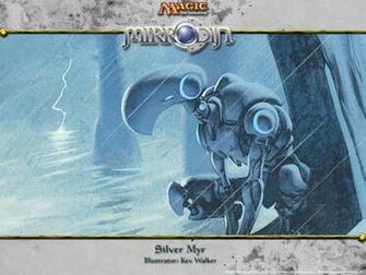 Wallpaper Of The Week Silver Myr Daily Mtg Magic Gathering