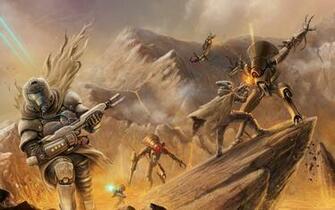 Fi Weapons Battle Monsters Creature Robot Mecha Wallpaper Background