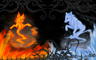 Fire And Ice Wallpaper