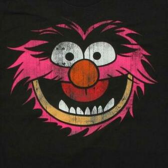 Muppets Animal Cartoon Head T Shirt