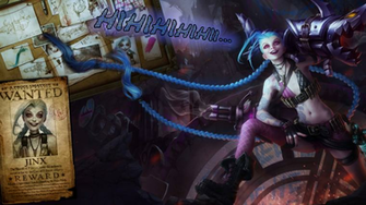 Jinx Wanted League Of Legends Wallpaper By Diohard Fan Art