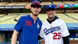 Watch Max Homa Hangs With Dodgers Throws Out First Pitch Golf