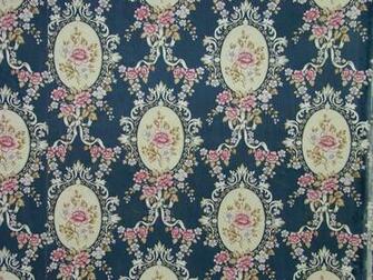Amazing Blue And Pink Floral Vintage Wallpaper Attend Restful
