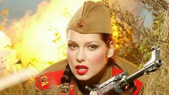 Military Russia Russian Weapons Guns Rifles Ak Ak47 Women