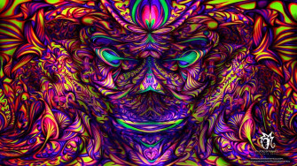 Dark Psychedelic HD Wallpaper