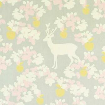 Majvillan Apple Garden Soft Pink Wallpaper