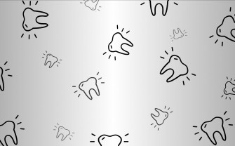 Dental Teeth Black Vector Wallpaper