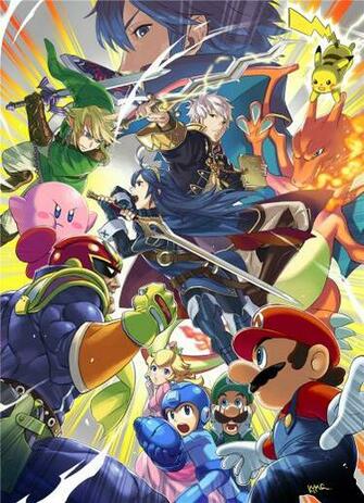 Custom Game Super Smash Bros Ssb4 Wii 3ds Klassieke Wallpaper