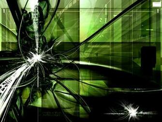 Cool Green Abstract Wallpaper