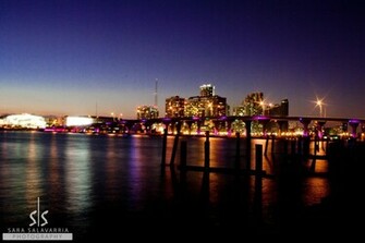 Miami Beach Skyline Sunset Wellington Guzman