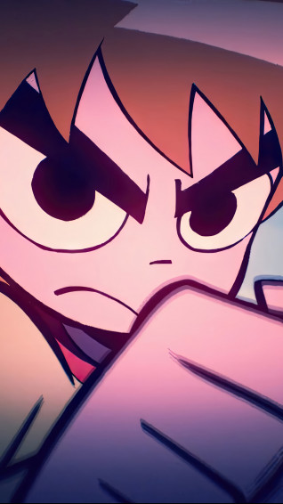 Scott Pilgrim Takes Off Netflix Anime 4k Wallpaper iPhone HD Phone