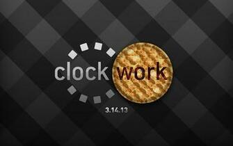 March Wallpaper Pi Day Clockwork