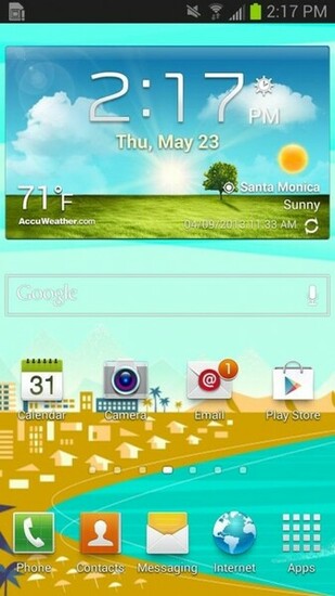 Samsung Galaxy S4 Home Screen Wallpaper Image Pictures Becuo