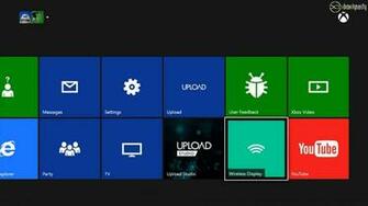 Xbox One Dashboard Wireless Display Screenshots Zur Miracast App