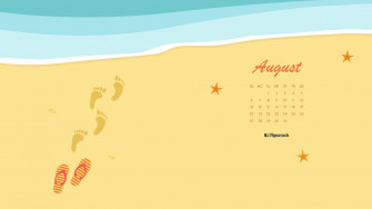 August Calendar Wallpaper For Desktop Background