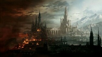 Fantasy City Desktop Background HD Wallpaper Search More