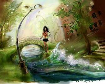 Beautiful Women Artistic Paintings Desktop Background Wallpaper