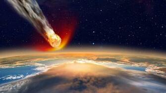 Space Meteor Wallpaper Top Background