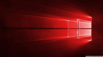 Red Windows Logo For Gaming Wallpaper