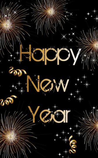 Happy New Year Phone Wallpaper
