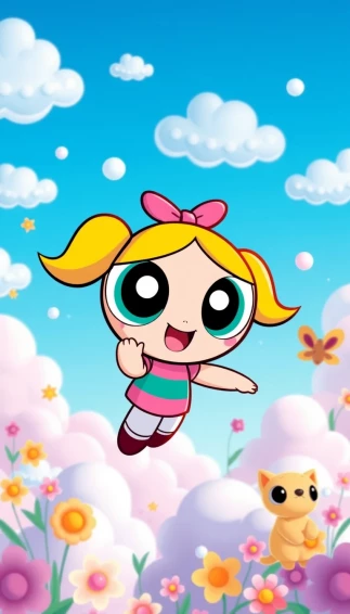 Bubbles Powerpuff Girls Wallpaper