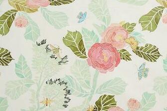 Anthropologie Watercolor Peony Wallpaper Design Pr