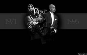 2pac Shakur Rest In Peace Photo Wallpaper