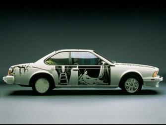 Csi Art Car By Robert Rauschenberg Side Wallpaper