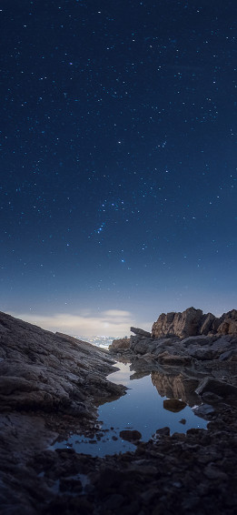iPhonexpapers iPhone X Wallpaper Oc28 Night Sky Star Rock