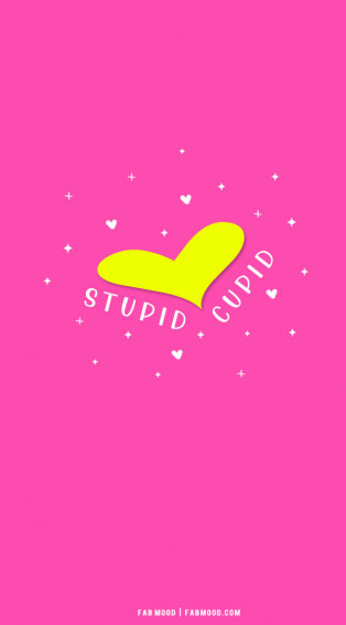 Stupid Cupid Valentine S Wallpaper Fab Mood Wedding Colours